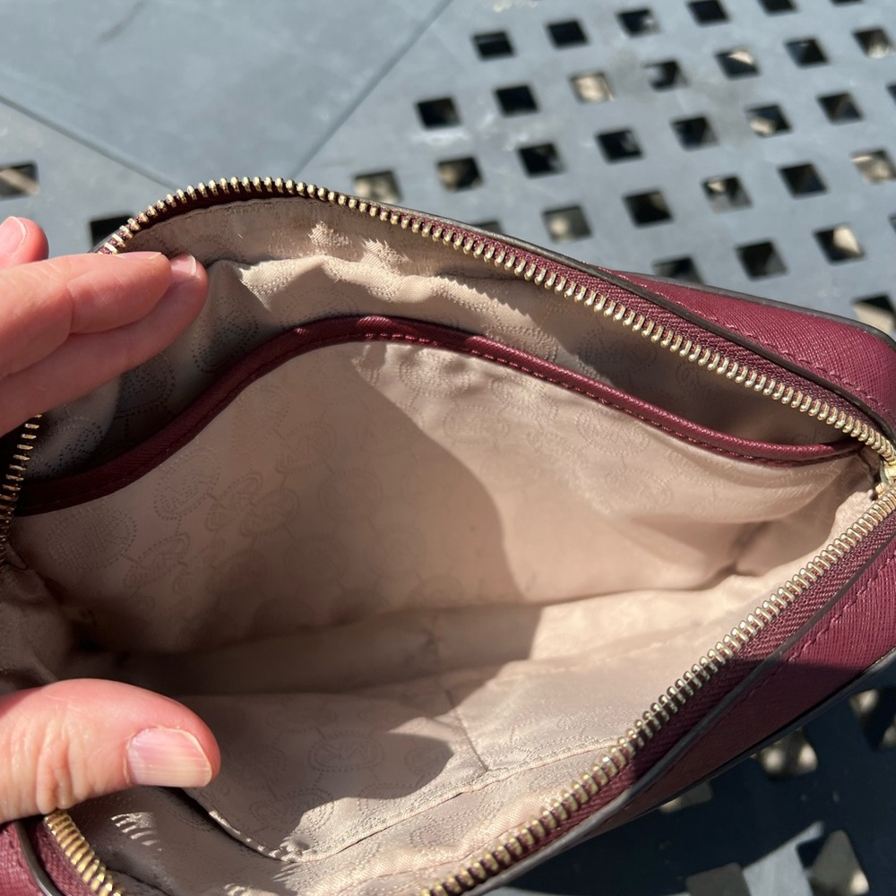 Michael Kors Burgundy Crossbody Bag - Picture 6 of 8